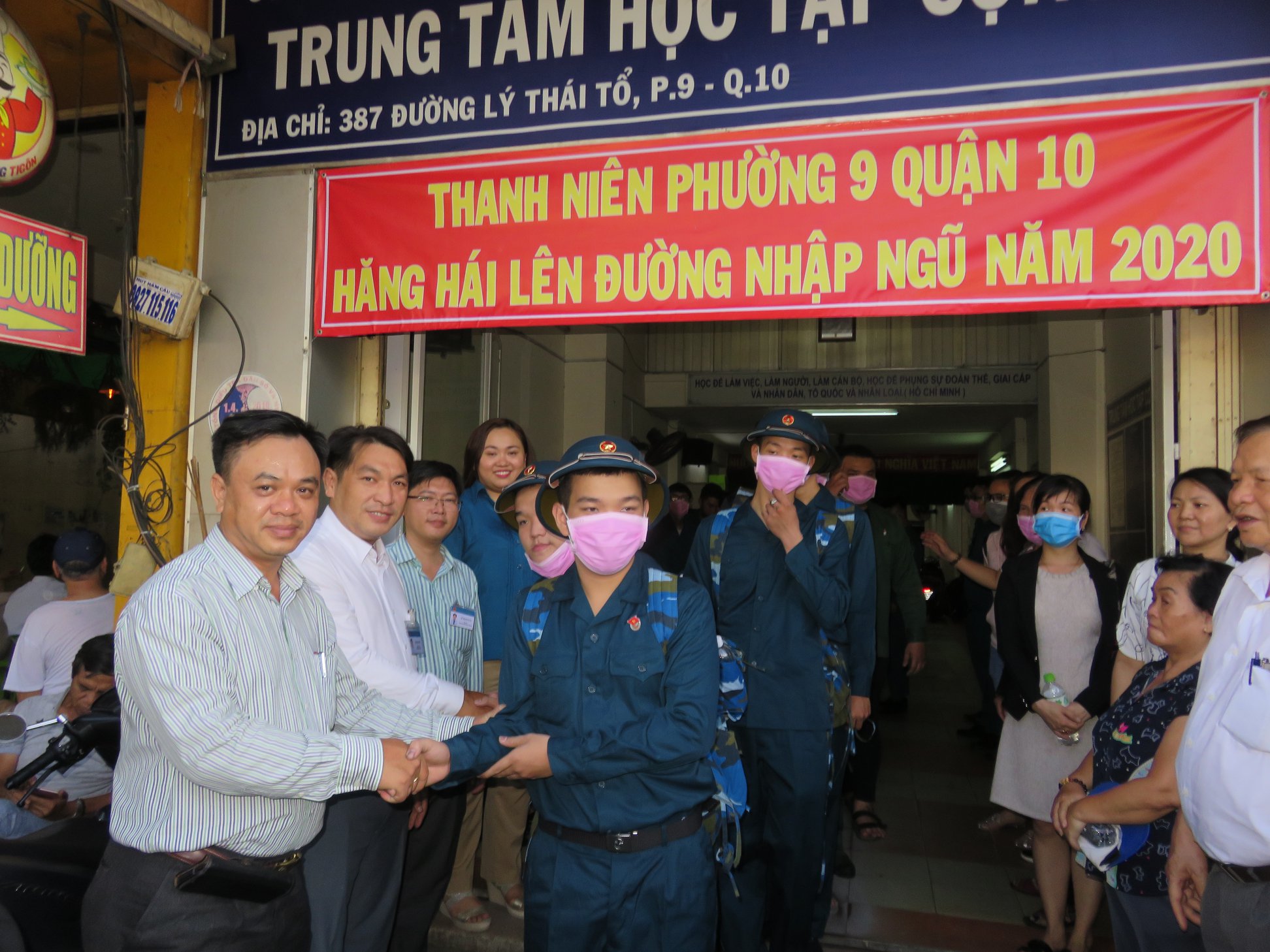 Image: THANH NIÊN PHƯỜNG 9 HĂNG HÁI LÊN ĐƯỜNG NHẬP NGŨ NĂM 2020