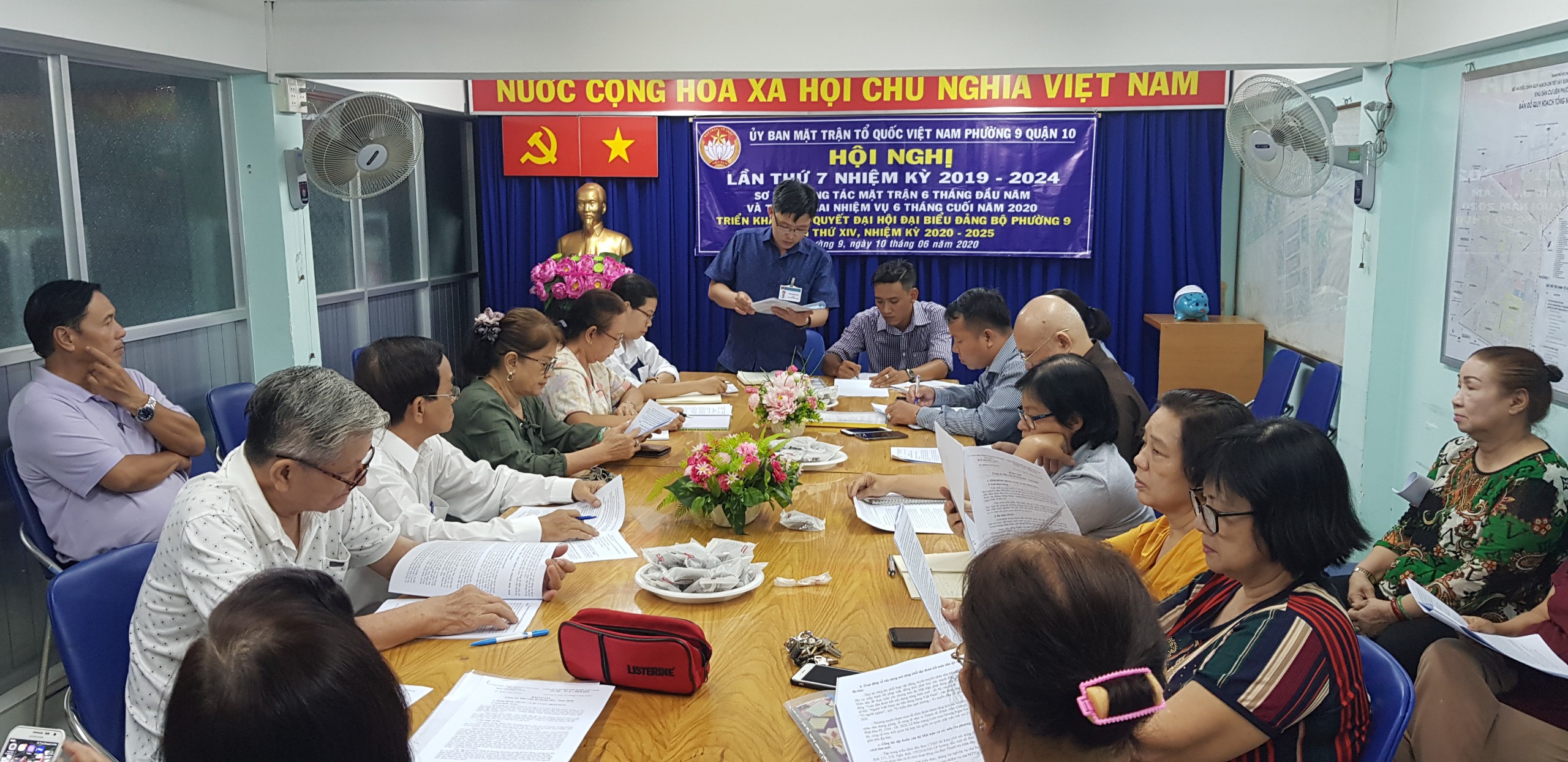 Image: Hội nghị lần thứ VII - Ủy ban MTTQ Việt Nam  Phường 09 Quận 10, nhiệm kỳ 2019 - 2024.
