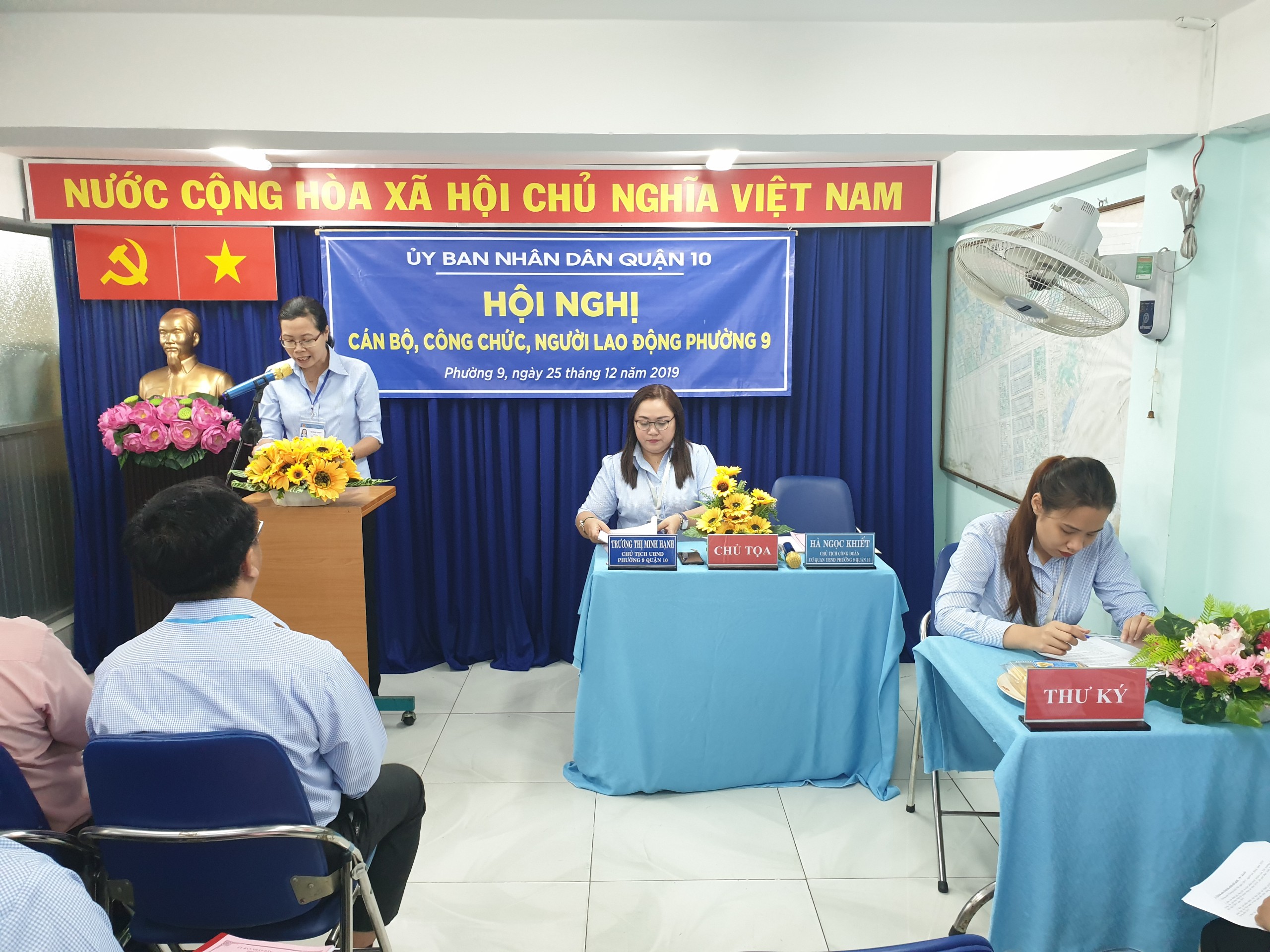 Image: Hội nghị Cán bộ, Công chức, người lao động Phường 9 Quận 10 năm 2020.