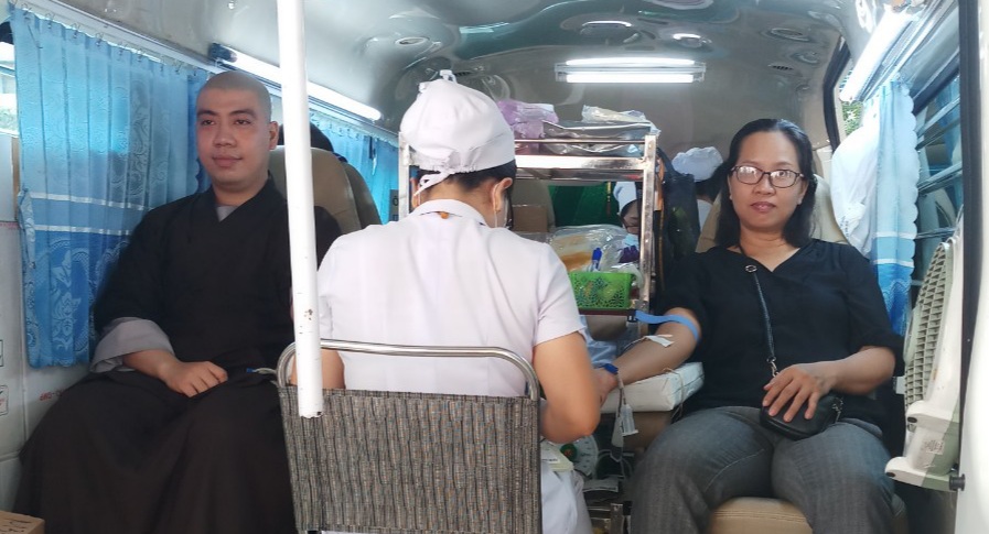 Image: Ngày hội hiến máu tình nguyện trên địa bàn phường 9 