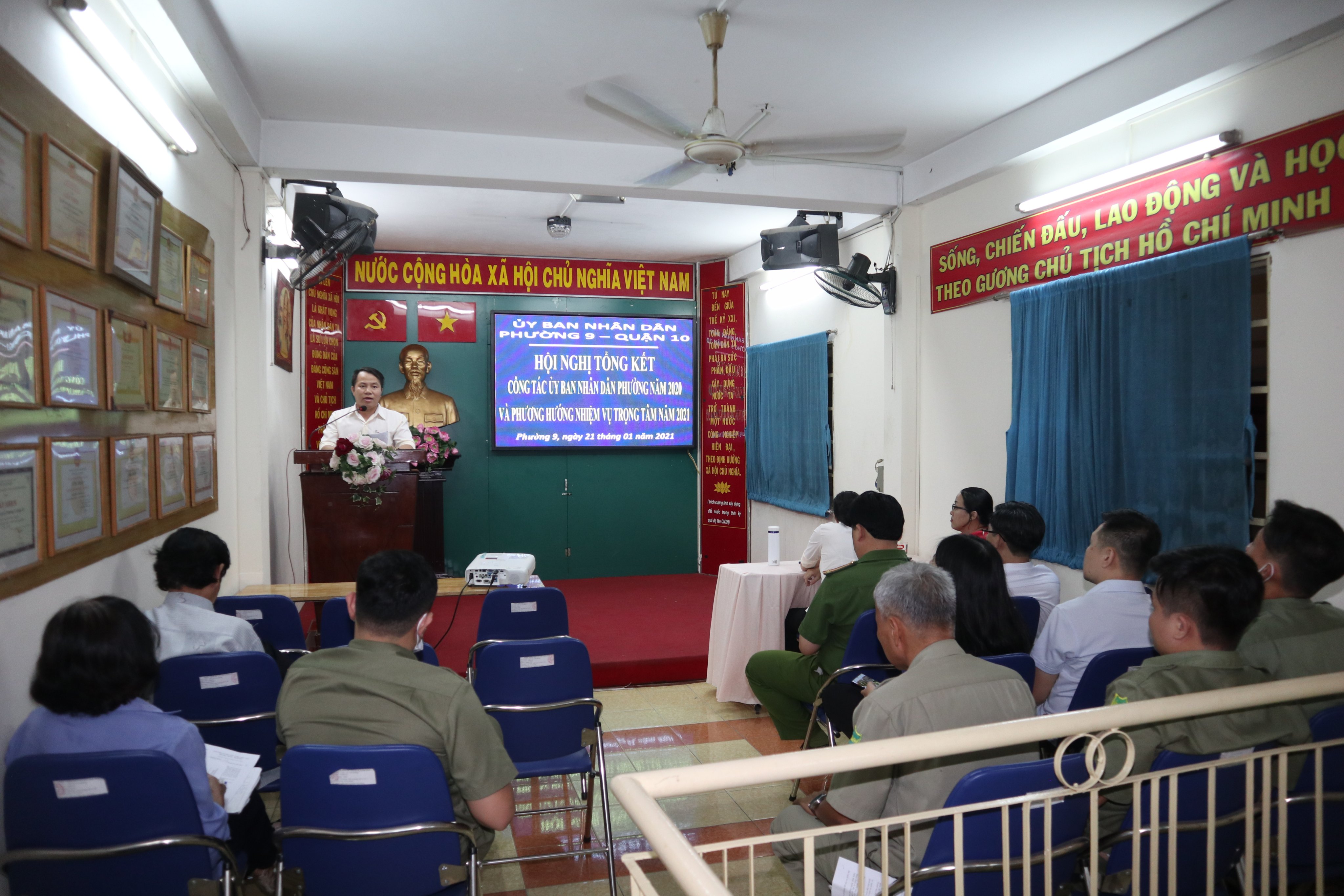 Image: Tổng kết hoạt động của Ủy ban nhân dân Phường 9 năm 2020.