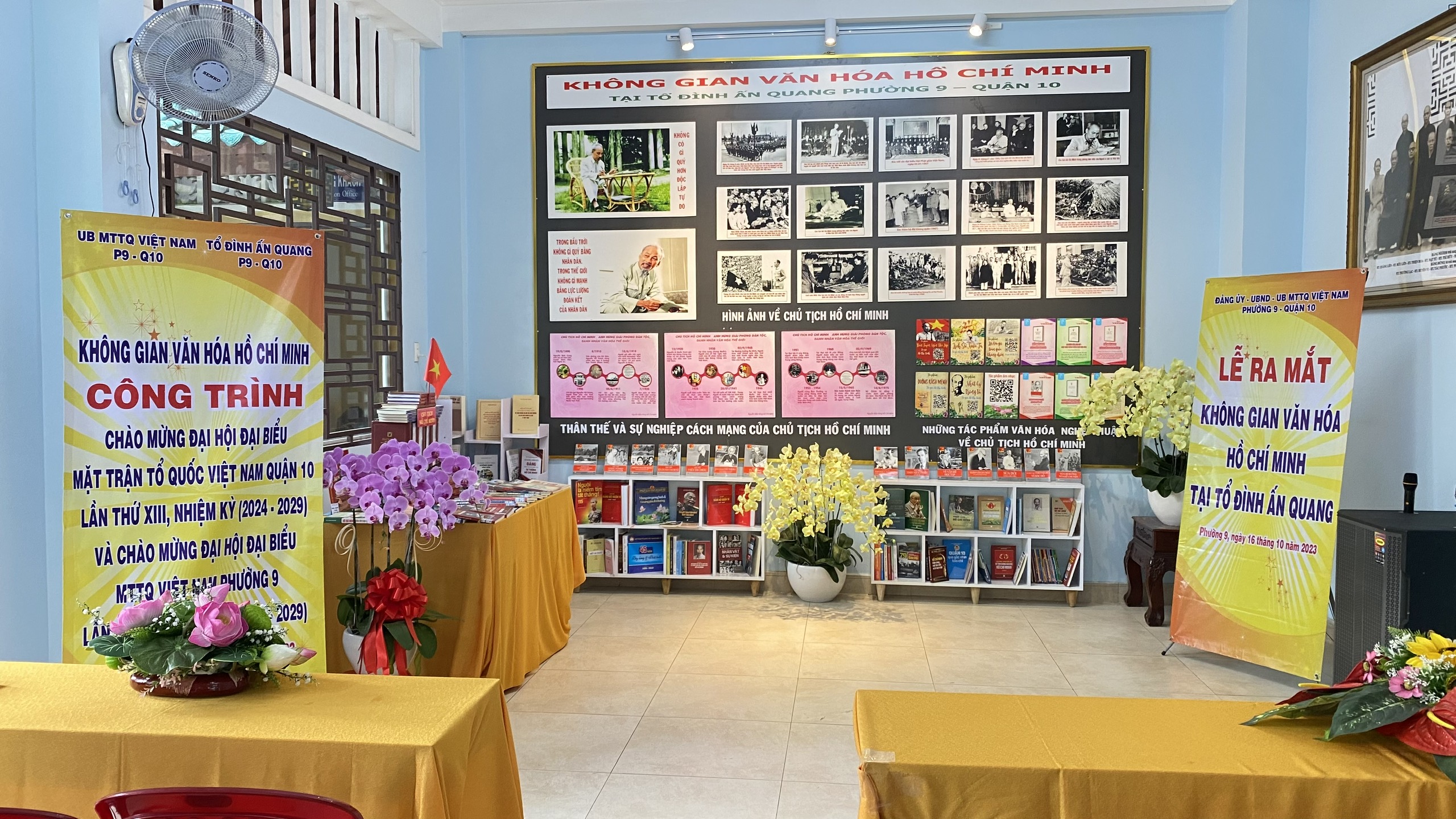 Image: Phường 9 Ra mắt Không gian Văn hóa Hồ Chí Minh tại Tổ đình Ấn Quang 